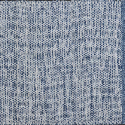 Alfombra de algodón con borde marino IC15651 Azul