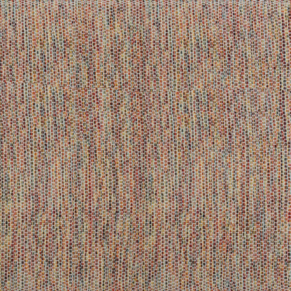 Alfombra IC15672 multicolor con borde naranja