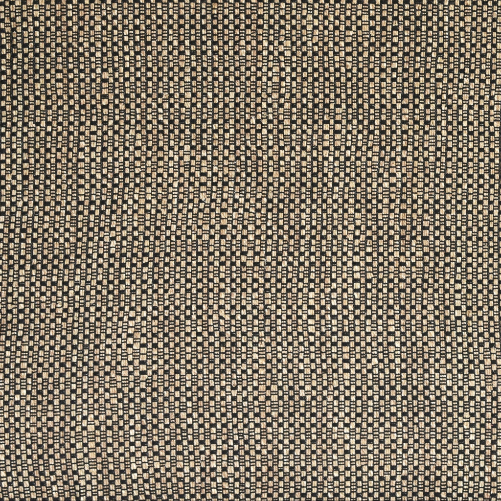 Alfombra de pasto marino IC17166 negro/blanco