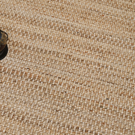 Alfombra de Yute Borde Acabado IC17307 Natural