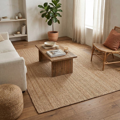 Alfombra de Yute Trenzado IC12606 Natural