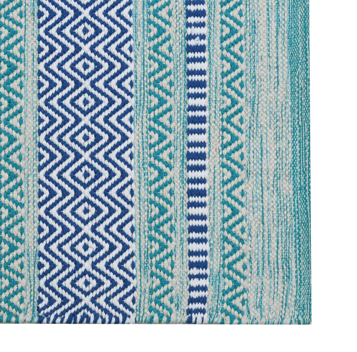 Alfombra Kilim IC14488 azul - vista 4