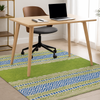 Detalle de alfombra kilim IC14489 verde