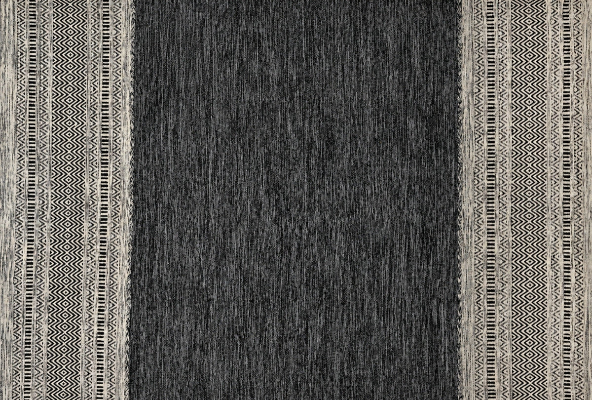 Alfombra kilim IC14491 gris y plateado - vista 3