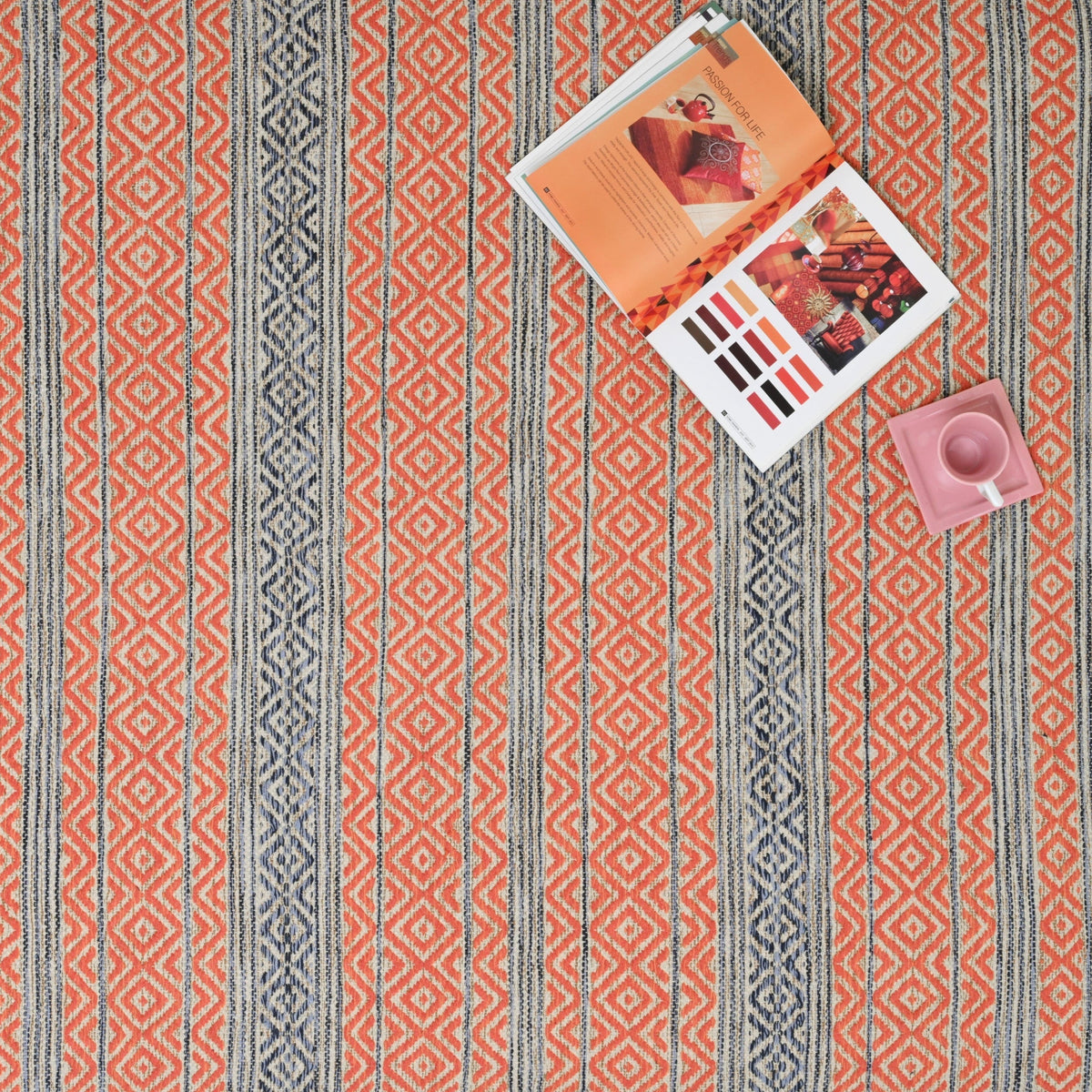 Alfombra kilim IC15032 naranja - vista 1