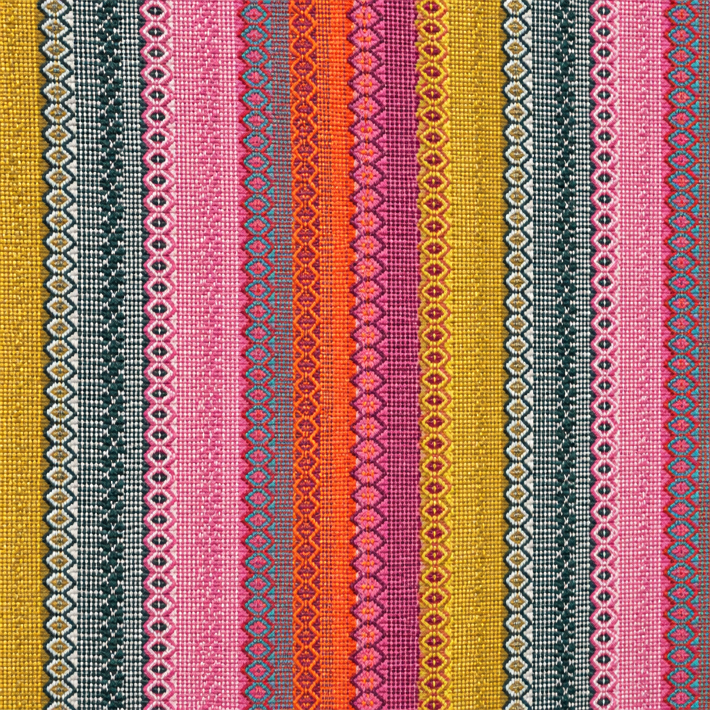 IC12325 Multicolor Cotton Kilim Rug with Non-Slip Base