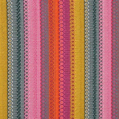 IC12325 Multicolor Cotton Kilim Rug with Non-Slip Base