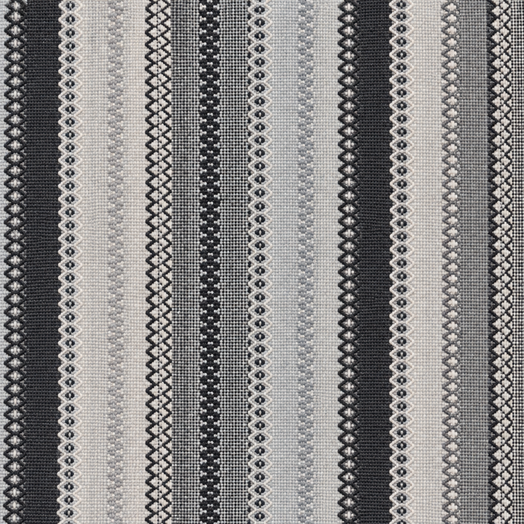 Alfombra Kilim de Algodón Con Base Antideslizante IC13809 Grises/Plateado