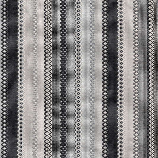 Alfombra Kilim de Algodón Con Base Antideslizante IC13809 Grises/Plateado