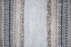 Alfombra kilim shaggy IC17710 gris y plateado - vista 1