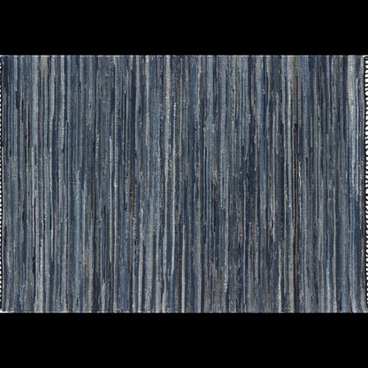 Textura de alfombra de algodón IC9418 azul