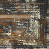 Alfombra moderna SAS16 beige y gris