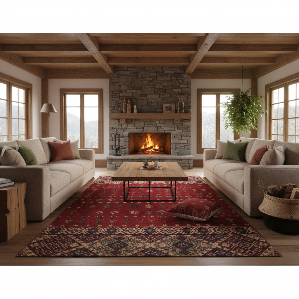 Editorial – Mountain Cabin Living Room