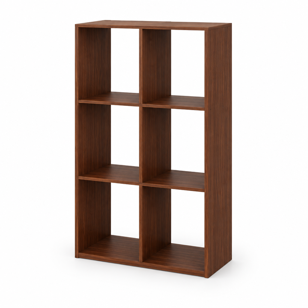 Cubo de Almacenamiento de 6 Compartimientos MYSRTA0716010 Marrón Medio