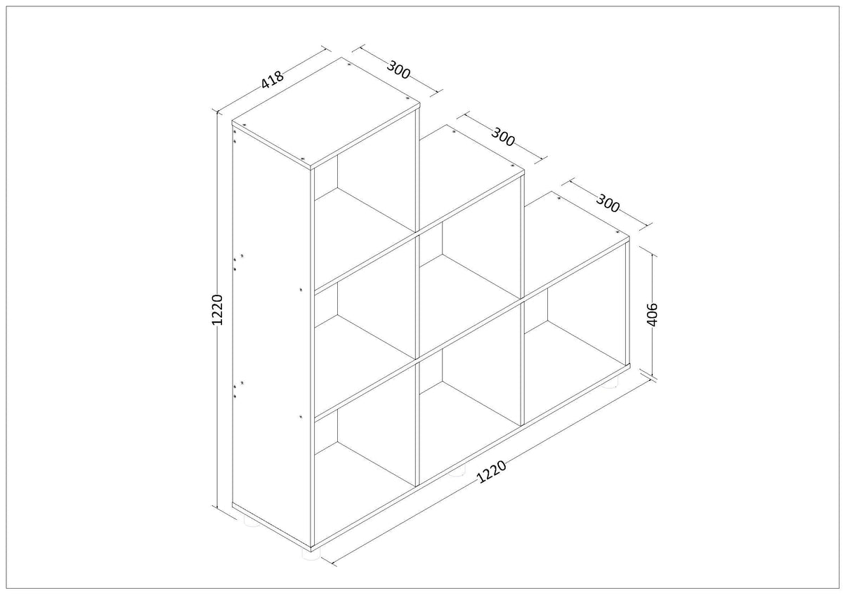 Cubos decorativos de almacenamiento MYSRTA1314626 pino Stobus