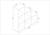 Cubos Decorativos de Almacenamiento MYSRTA1322091 Blanco Solar