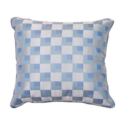 Funda de cojín vintage DIC1 azul 45 × 45 cm