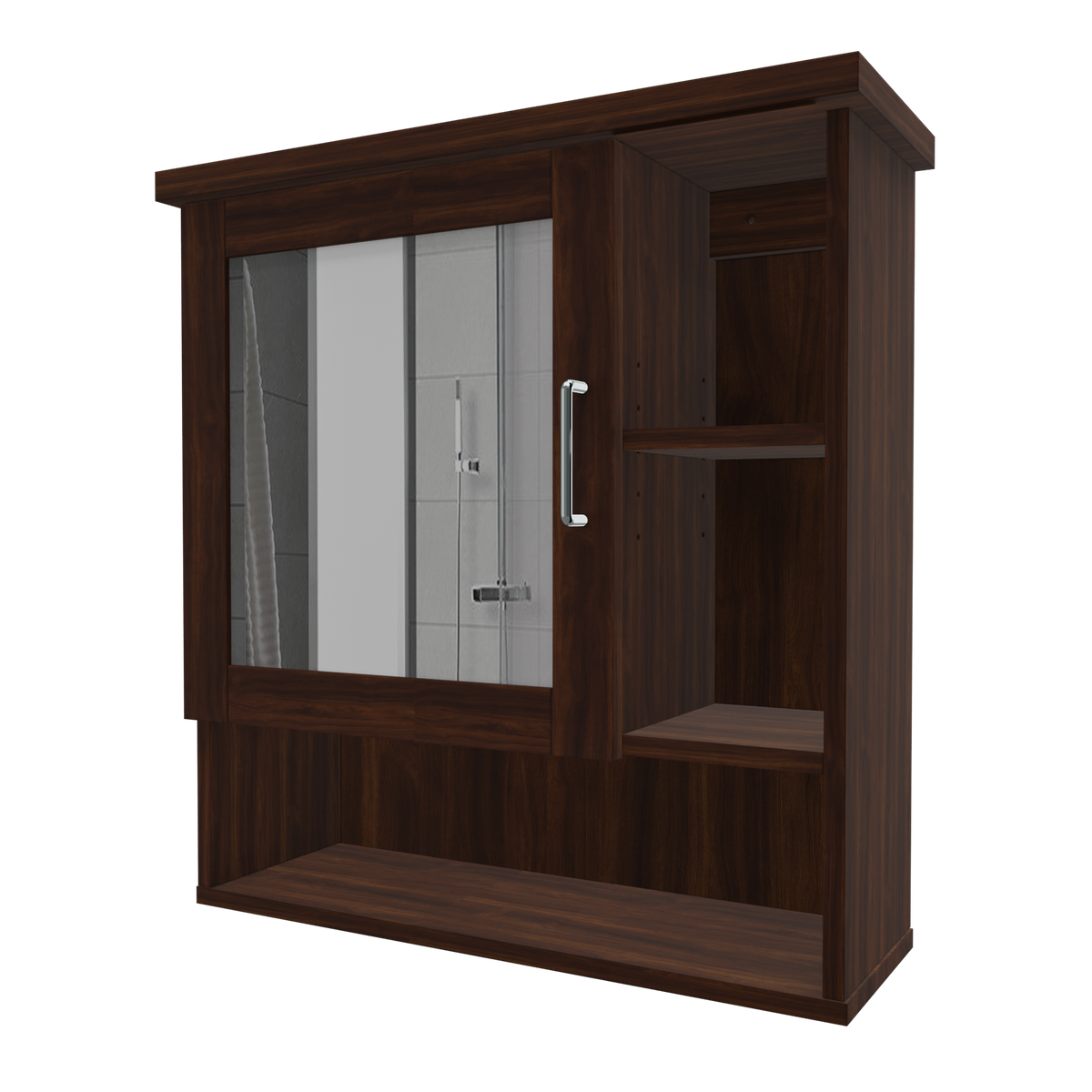 Gabinete de Medicina para Baño MYSRTA0516010 Marrón Medio