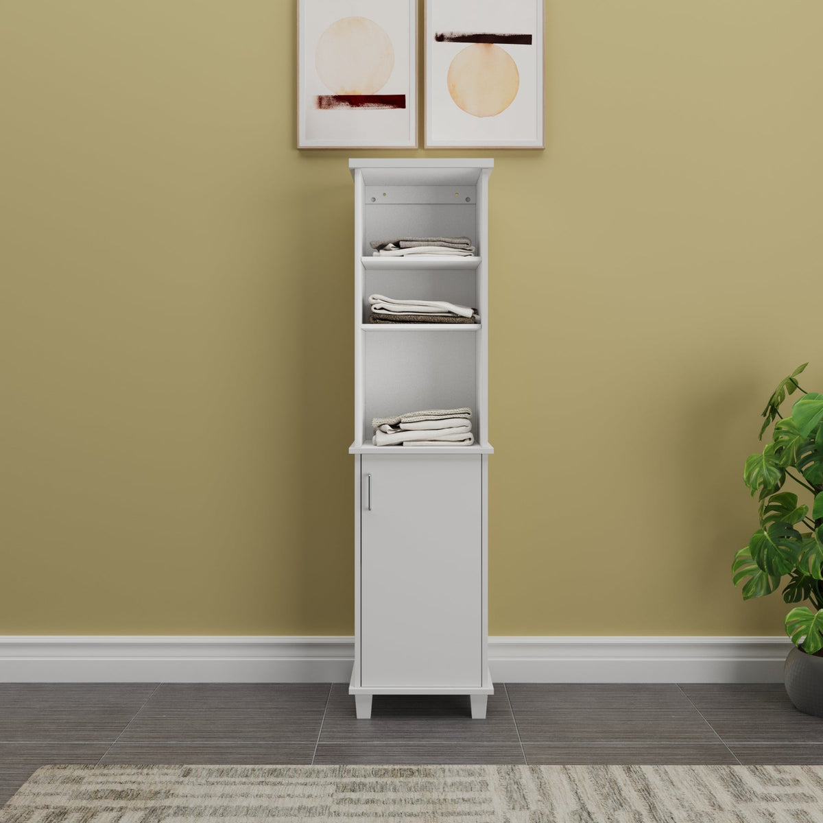 Gabinete multiusos para ropa de cama MYSRTA0822091 Blanco Solar - vista 2