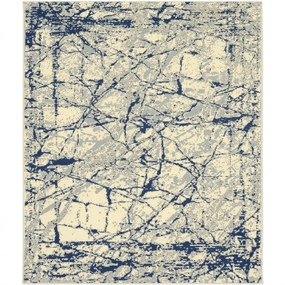 Visualización con IA de alfombra SAS13, vista frontal sobre fondo blanco