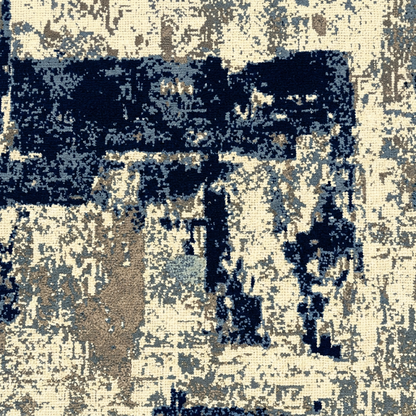 Interpretación con IA del detalle del diseño y textura de alfombra SAS09